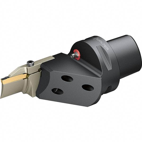 Walter - 0.827" Max Depth of Cut, Indexable Grooving Cutoff Toolholder - Series NCFE-GX24-CAPTO - Benchmark Tooling