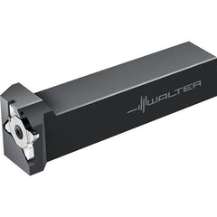 Walter - 6mm Max Depth of Cut, Indexable Grooving Tool Holder - 25.4mm Shank Height, 25.4mm Shank Width, 150mm OAL - Benchmark Tooling