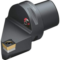 Walter - 95° Lead Angle, Indexable Turning Toolholder - 90mm OAL, Series SCLC-CAPTO-AUSSEN - Benchmark Tooling