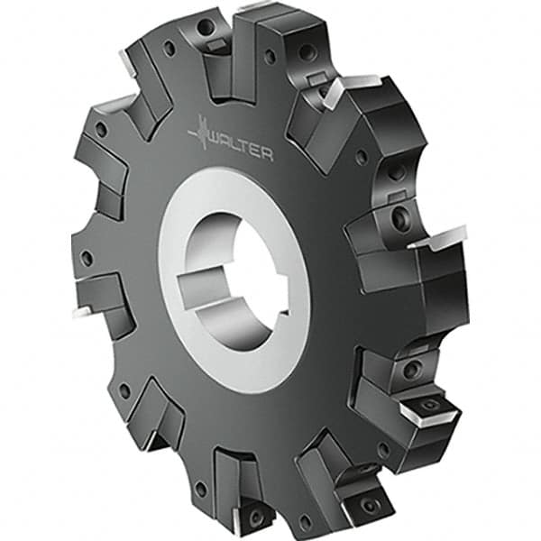 Walter - 0.394" Cutting Width, 160mm Cutter Diam, Indexable Slotting Cutter - Benchmark Tooling