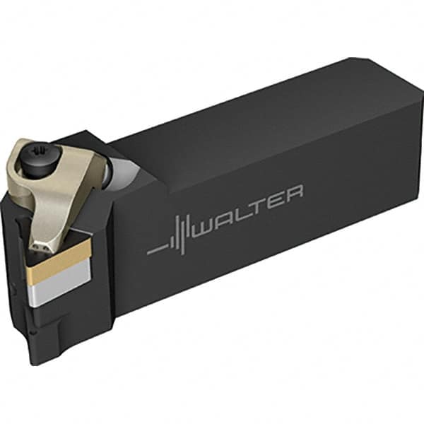 Walter - 91° Lead Angle, 25mm Shank Height x 25mm Shank Width, Indexable Turning Toolholder - 130mm OAL, Series DTGN-ISO-AUSSEN-P - Benchmark Tooling