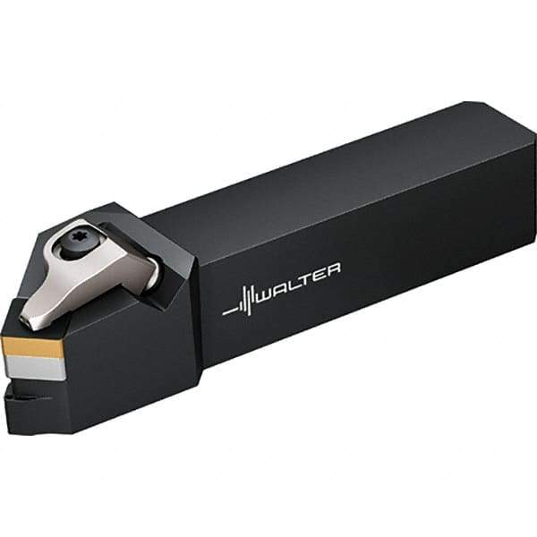 Walter - 45° Lead Angle, 25mm Shank Height x 25mm Shank Width, Indexable Turning Toolholder - 138.65mm OAL, Series DSSN-ISO-AUSSEN-P - Benchmark Tooling