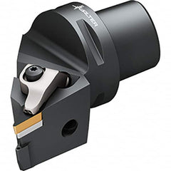 Walter - 93° Lead Angle, Indexable Turning Toolholder - 128mm OAL, Series DVJB-CAPTO-AUSSEN-P - Benchmark Tooling