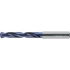 Walter-Titex - 17.2mm 140° Solid Carbide Jobber Drill - TiNAl Finish, Right Hand Cut, 143mm OAL - Benchmark Tooling