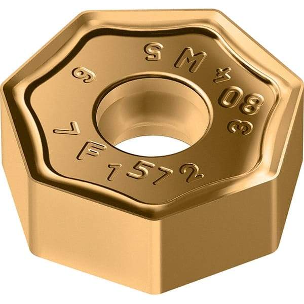 Walter - F57 Grade WKP25S Milling Insert - 5.88mm Thick, 19.05mm Inscribed Circle, 0.8mm Corner Radius - Benchmark Tooling