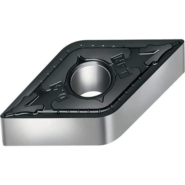 Walter - DNMG NFT Grade WSM20S Turning Insert - TiAlN+Al2O3+(Al) Finish, 55° Rhombic, 12.7mm Inscr Circle, 4.76mm Thick, 0.4mm Corner Radius - Benchmark Tooling