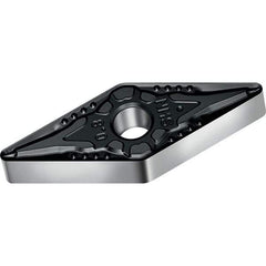 Walter - VNMG NMS Grade WSM10S Turning Insert - TiAlN+Al2O3+(Al) Finish, 35° Rhombic, 9.53mm Inscr Circle, 4.76mm Thick, 0.8mm Corner Radius - Benchmark Tooling