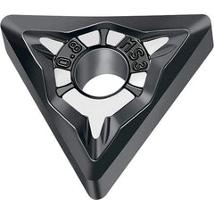 Walter - TNMG MS3 Grade WSM01 Turning Insert - TiAlN+Al2O3+(ZrN) Finish, 60° Triangle, 12.7mm Inscr Circle, 4.76mm Thick, 0.4mm Corner Radius - Benchmark Tooling