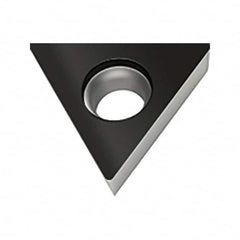 Walter - TPMW RK6 Grade WKK20S Turning Insert - TiCN+Al2O3+(TiCN) Finish, 60° Triangle, 6.35mm Inscr Circle, 2.38mm Thick, 0.4mm Corner Radius - Benchmark Tooling