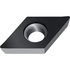 Walter - DPMW RK6 Grade WKK20S Turning Insert - TiCN+Al2O3+(TiCN) Finish, 55° Rhombic, 9.53mm Inscr Circle, 3.97mm Thick, 0.8mm Corner Radius - Benchmark Tooling