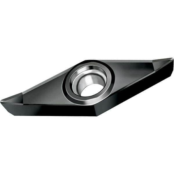 Walter - VCGT MN2 Grade WNN10 Turning Insert - TiAlN Finish, 35° Rhombic, 6.35mm Inscr Circle, 3.18mm Thick, 0.4mm Corner Radius - Benchmark Tooling