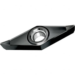 Walter - VCGT MN2 Grade WNN10 Turning Insert - TiAlN Finish, 35° Rhombic, 6.35mm Inscr Circle, 3.18mm Thick, 0.4mm Corner Radius - Benchmark Tooling