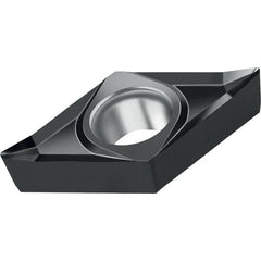 Walter - DCGT MN2 Grade WSM01 Turning Insert - TiAlN+Al2O3+(ZrN) Finish, 55° Rhombic, 6.35mm Inscr Circle, 2.38mm Thick, 0.4mm Corner Radius - Benchmark Tooling