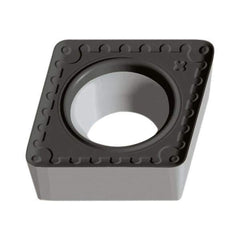 Walter - CCMT PM Grade WKK20S Turning Insert - TiCN+Al2O3+(TiCN) Finish, 80° Rhombic, 9.53mm Inscr Circle, 3.97mm Thick, 0.4mm Corner Radius - Benchmark Tooling