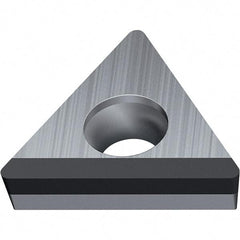 Walter - TCGW FS-9 Grade WDN10 Turning Insert - Polycrystaline Diamond Finish, 60° Triangle, 5.56mm Inscr Circle, 2.38mm Thick, 0.4mm Corner Radius - Benchmark Tooling