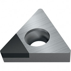 Walter - TCGW FS-1 Grade WDN10 Turning Insert - Polycrystaline Diamond Finish, 60° Triangle, 9.53mm Inscr Circle, 3.97mm Thick, 0.8mm Corner Radius - Benchmark Tooling