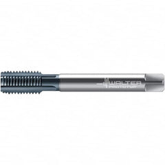 Walter-Prototyp - M20x2.50 DIN 376 6HX 4 Flute TiCN Finish High Speed Steel Straight Flute Machine Tap - Bottoming, Right Hand Thread, 140mm OAL, 30mm Thread Length - Exact Industrial Supply