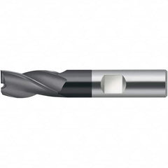 Walter-Prototyp - 6.75mm, 8mm LOC, 8mm Shank Diam, 58mm OAL, 3 Flute, Solid Carbide Square End Mill - TiAlN Finish, 30° Helix, Right Hand Cut, Right Hand Flute, Series MC716-W-3-A - Benchmark Tooling