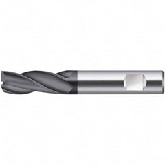 Walter-Prototyp - 9mm, 16mm LOC, 10mm Shank Diam, 72mm OAL, 3 Flute, Solid Carbide Square End Mill - TiCN Finish, 30° Helix, Right Hand Cut, Right Hand Flute, Series H3127116 - Benchmark Tooling