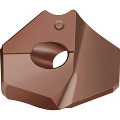 Walter - Series P6005, 18.5mm Diam Grade WKK45C 140° Replaceable Drill Tip - TiAlN+TiSiAlCrN+TiSiN Finish - Benchmark Tooling