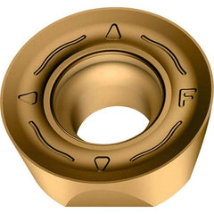 Walter - F67 Grade WSM45X Milling Insert - 3.97mm Thick, 10mm Inscribed Circle, 5mm Corner Radius - Benchmark Tooling