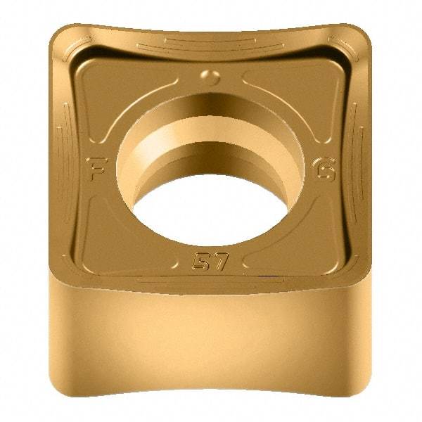 Walter - F57 Grade WKP35G Milling Insert - 6.4mm Thick, 12.7mm Inscribed Circle, 1.2mm Corner Radius - Benchmark Tooling