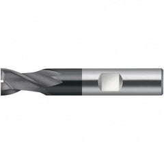 Walter-Prototyp - 2.5mm, 3mm LOC, 6mm Shank Diam, 50mm OAL, 2 Flute, Solid Carbide Square End Mill - TiAlN Finish, 30° Helix, Right Hand Cut, Right Hand Flute, Series MC716-W-2-A - Benchmark Tooling