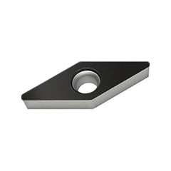 Walter - VCMW RK6 Grade WKK10S Turning Insert - TiCN+Al2O3+(TiCN) Finish, 35° Rhombic, 9.53mm Inscr Circle, 4.76mm Thick, 0.4mm Corner Radius - Benchmark Tooling