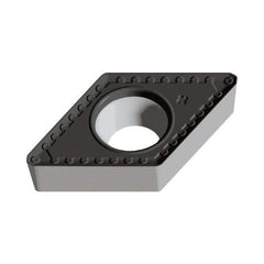 Walter - DCMT PM Grade WSM20S Turning Insert - TiAlN+Al2O3+(Al) Finish, 55° Rhombic, 9.53mm Inscr Circle, 3.97mm Thick, 0.8mm Corner Radius - Benchmark Tooling