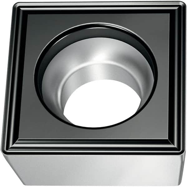 Walter - SCMT FM6 Grade WSM30S Turning Insert - TiAlN+Al2O3+(Al) Finish, 90° Square, 12.7mm Inscr Circle, 4.76mm Thick, 0.8mm Corner Radius - Benchmark Tooling
