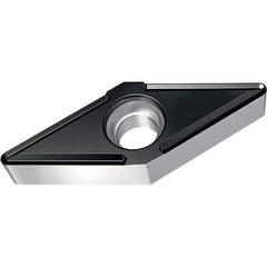 Walter - VBMT FM6 Grade WSM10S Turning Insert - TiAlN+Al2O3+(Al) Finish, 35° Rhombic, 9.53mm Inscr Circle, 4.76mm Thick, 0.8mm Corner Radius - Benchmark Tooling