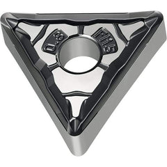 Walter - TNMG FM5 Grade WSM10S Turning Insert - TiAlN+Al2O3+(Al) Finish, 60° Triangle, 9.53mm Inscr Circle, 4.76mm Thick, 0.4mm Corner Radius - Benchmark Tooling