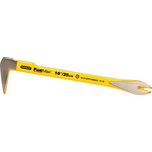 Stanley - Pry Bars Tool Type: Pry Bar Overall Length Range: Less than 12" - Benchmark Tooling