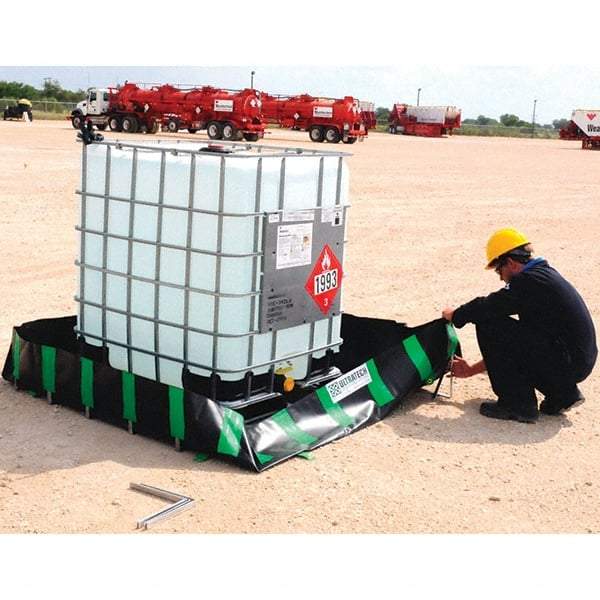 UltraTech - 810 Gal Copolymer 2000 Containment Berm, Economy Model - 13" High x 10' Wide x 10" Long - Benchmark Tooling