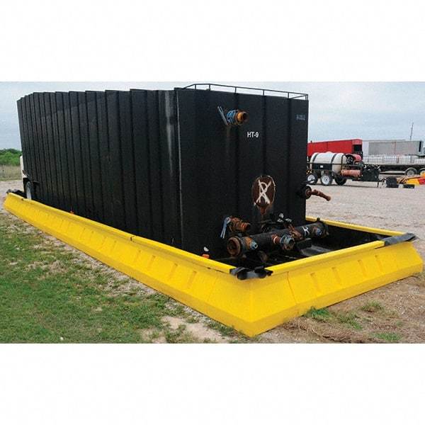 UltraTech - 3,978 Gal Polyethylene Containment Berm System - 1' High x 49' Wide x 10" Long - Benchmark Tooling