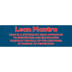 NMC - Banners Message Type: Safety Reinforcement & Motivational Legend: Lean Mantra - Benchmark Tooling