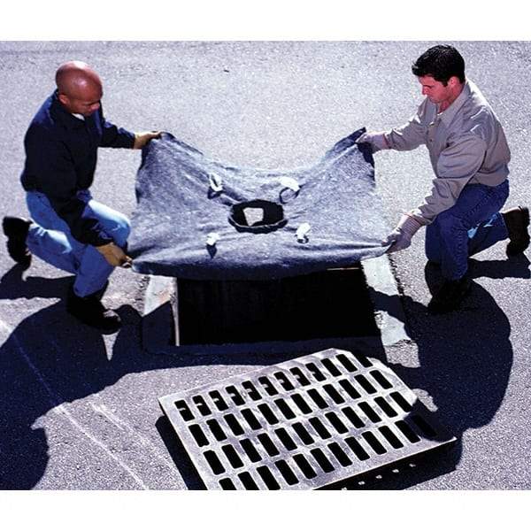 UltraTech - 4' Long x 3' Wide, Ultra X-TEX Recycled Drain Guard - Black, Use for Stormwater/Construction Compliance - Benchmark Tooling