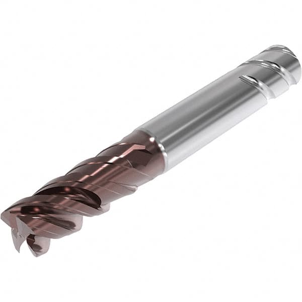 Seco - 20mm, 4 Flute, Single End, Solid Carbide, 1mm Corner Radius End Mill - 104mm OAL, 48° Helix, Right Hand Flute, 40mm LOC, Right Hand Cut, 51mm Extended Reach - Benchmark Tooling