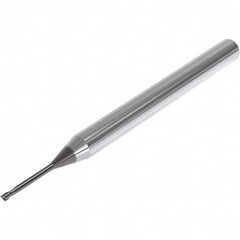 Seco - 1.5mm, 2 Flute, Single End, Solid Carbide, 0.15mm Corner Radius End Mill - 50mm OAL, 30° Helix, Right Hand Flute, 2.3mm LOC, Right Hand Cut, 12mm Extended Reach - Benchmark Tooling