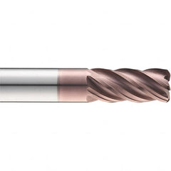 SGS - 7/16", 5 Flute, Single End, Solid Carbide, 0.03" Corner Radius End Mill - 2-3/4" OAL, 37° Helix, 7/16" LOC, Right Hand Cut - Benchmark Tooling