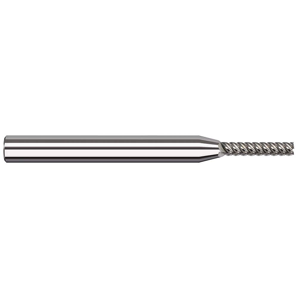 Harvey Tool - Square End Mills; Mill Diameter (mm): 3.00 ; Mill Diameter (Decimal Inch): 0.1181 ; Length of Cut (mm): 15.0000 ; Length of Cut (Decimal Inch): 0.5906 ; Material: Solid Carbide ; Finish/Coating: Uncoated - Exact Industrial Supply