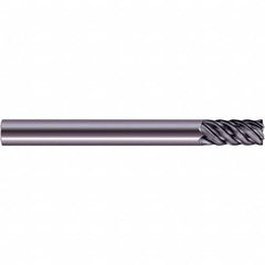 SGS - 20mm, 38mm LOC, 20mm Shank Diam, 165mm OAL, 6 Flute, Solid Carbide Square End Mill - Single End, Ti-NAMITE-X Finish, Spiral Flute, 45° Helix, Centercutting, Right Hand Cut, Right Hand Flute, Series 57S - Benchmark Tooling