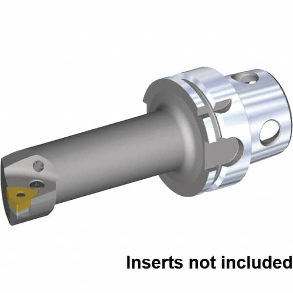 Kennametal - Left Hand Cut, 32mm Min Bore Diam, Size KM4X63 Steel Modular Boring Cutting Unit Head - 88.33mm Max Bore Depth, Through Coolant, Compatible with WN.. 432, WN.. 080408 - Benchmark Tooling