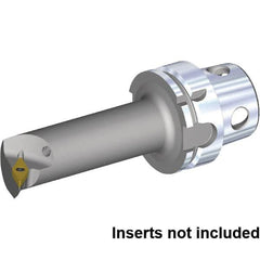 Kennametal - Right Hand Cut, 40mm Min Bore Diam, Size KM4X63 Steel Modular Boring Cutting Unit Head - 112.27mm Max Bore Depth, Through Coolant, Compatible with VB.. 160408 - Benchmark Tooling