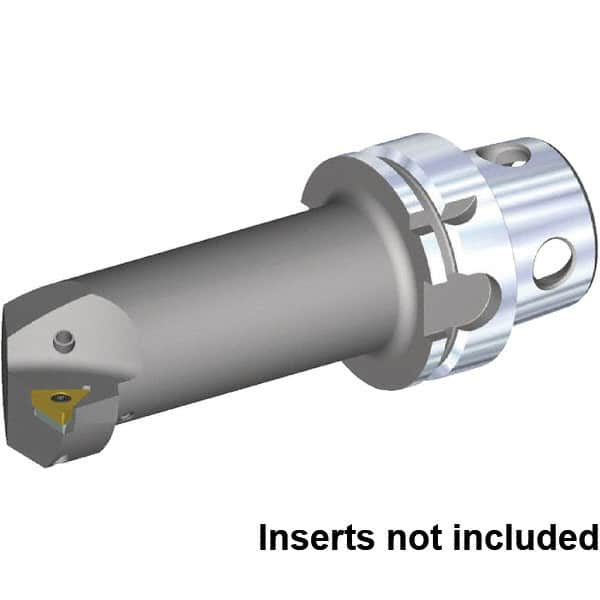 Kennametal - Right Hand Cut, 50mm Min Bore Diam, Size KM4X63 Steel Modular Boring Cutting Unit Head - 114.05mm Max Bore Depth, Through Coolant, Compatible with TC.. 16T308, TC.. 3252 - Benchmark Tooling