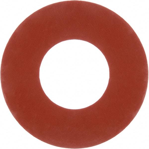 Value Collection - 2-1/2" Pipe, 2-7/8" ID x 4-7/8" OD Flange Gasket - Silicone Rubber, Red, 1/8" Thick - Benchmark Tooling