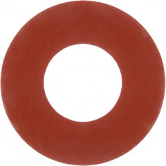 Value Collection - 3" Pipe, 3-1/2" ID x 5-3/8" OD Flange Gasket - Silicone Rubber, Red, 1/8" Thick - Benchmark Tooling