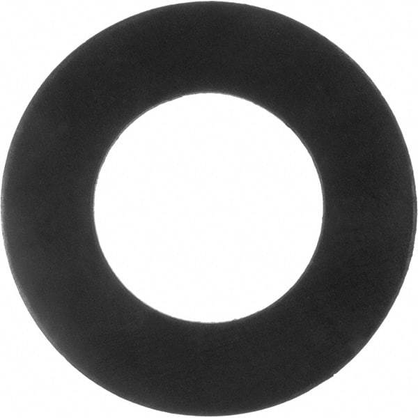 Value Collection - 3" Pipe, 3-1/2" ID x 5-3/8" OD Flange Gasket - Viton Rubber, Black, 1/16" Thick - Benchmark Tooling