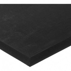 Value Collection - 36" Long, 36" Wide, Neoprene Rubber Foam Sheet - 60A Durometer, Black, -30 to 200°F, 1,500 psi Tensile Strength, Plain Backing - Benchmark Tooling