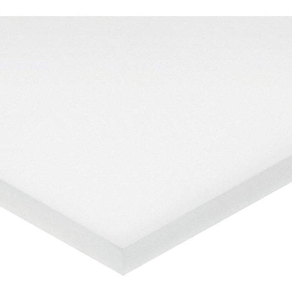 Value Collection - 1/8" Thick x 1' Wide x 2' Long, ePTFE Sheet - White, General Purpose Grade - Benchmark Tooling